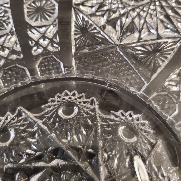 🎂13" "Daisy and Button" Footed Cake 🎂 🥮 Plate Serving Plate by Imperial Glass - Picture 5 of 11